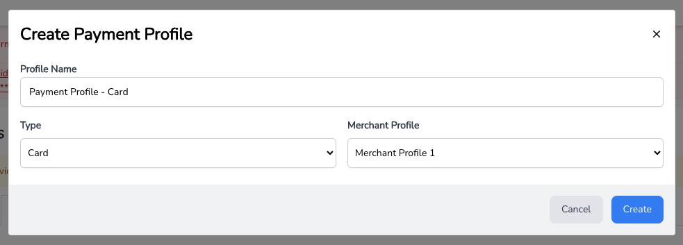 Create Payment Profile